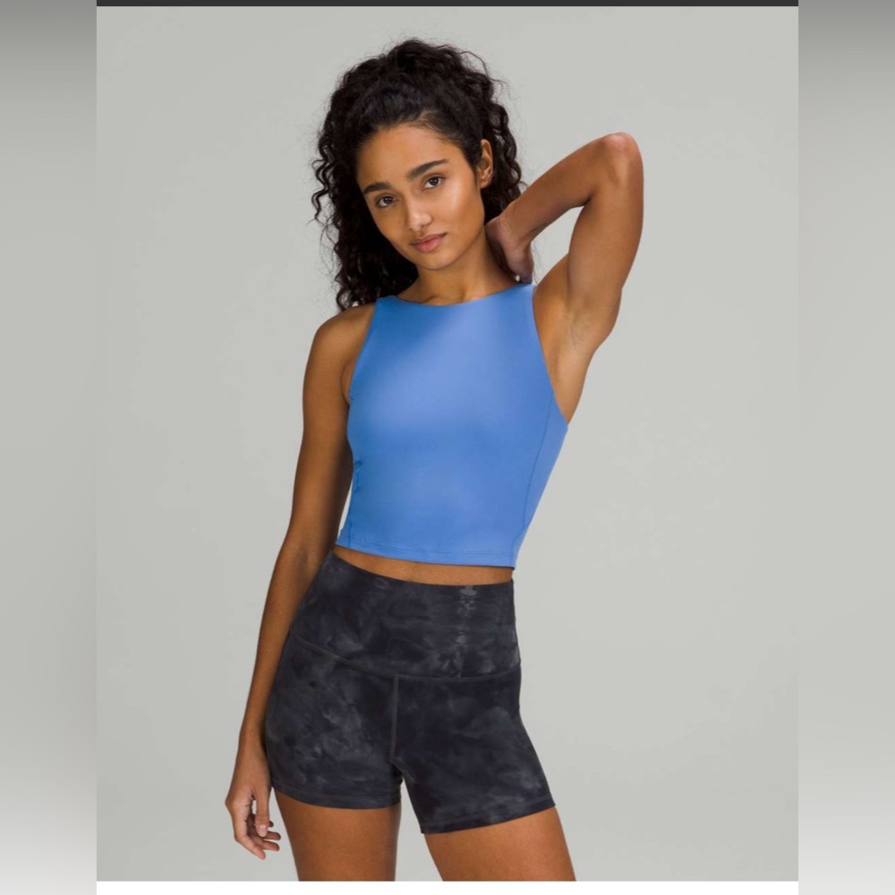 Lululemon high neck align tank *blue nile*